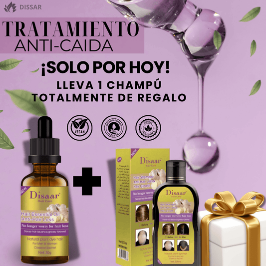 BioCapil® Serum Anticaida Jengibre + Pack Shampoo de regalo🎁