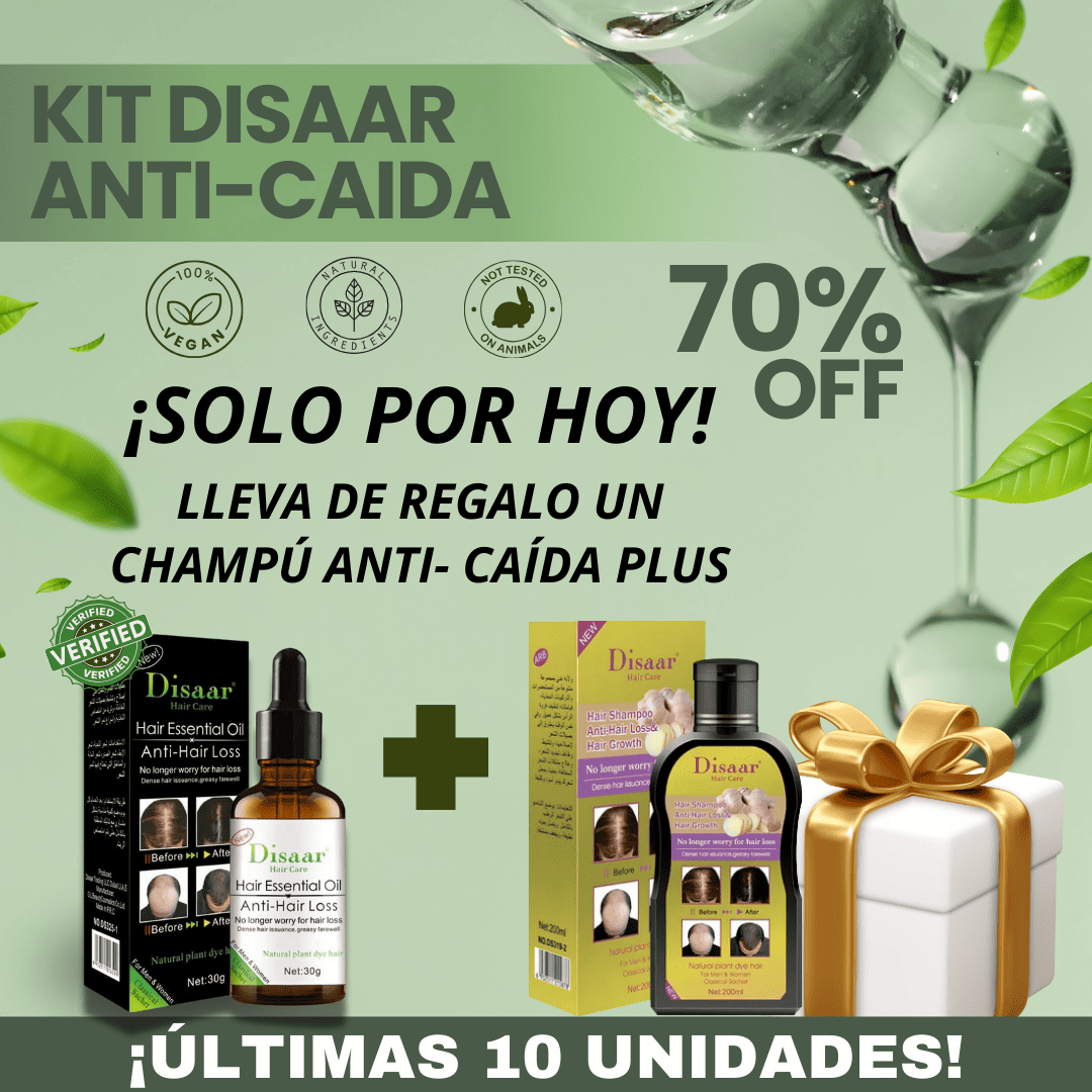 CrecimientoPro® ACEITE ANTICAÍDA Y CRECIMIENTO CAPILAR + shampoo de regalo🎁