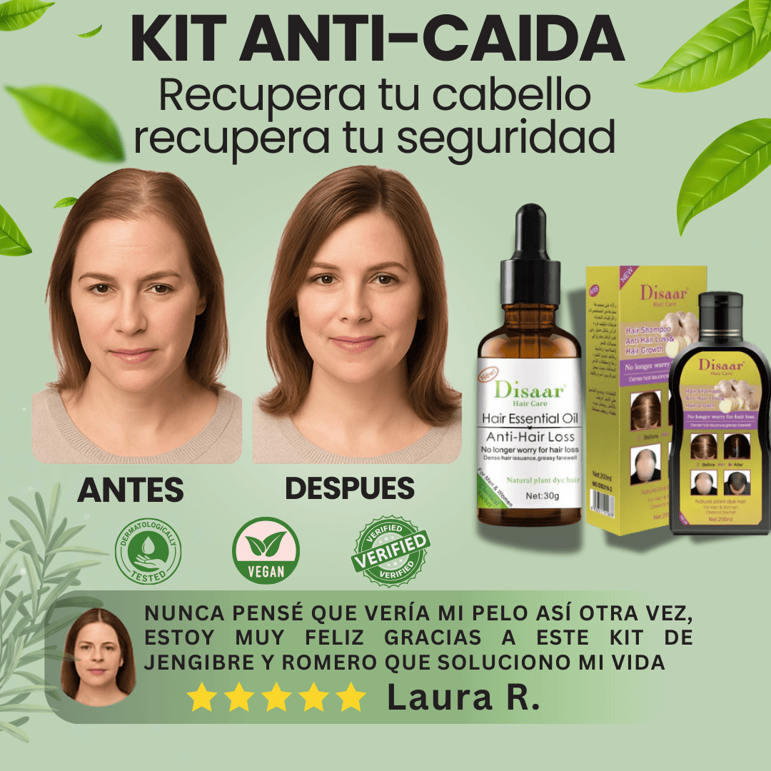 CrecimientoPro® ACEITE ANTICAÍDA Y CRECIMIENTO CAPILAR + shampoo de regalo🎁