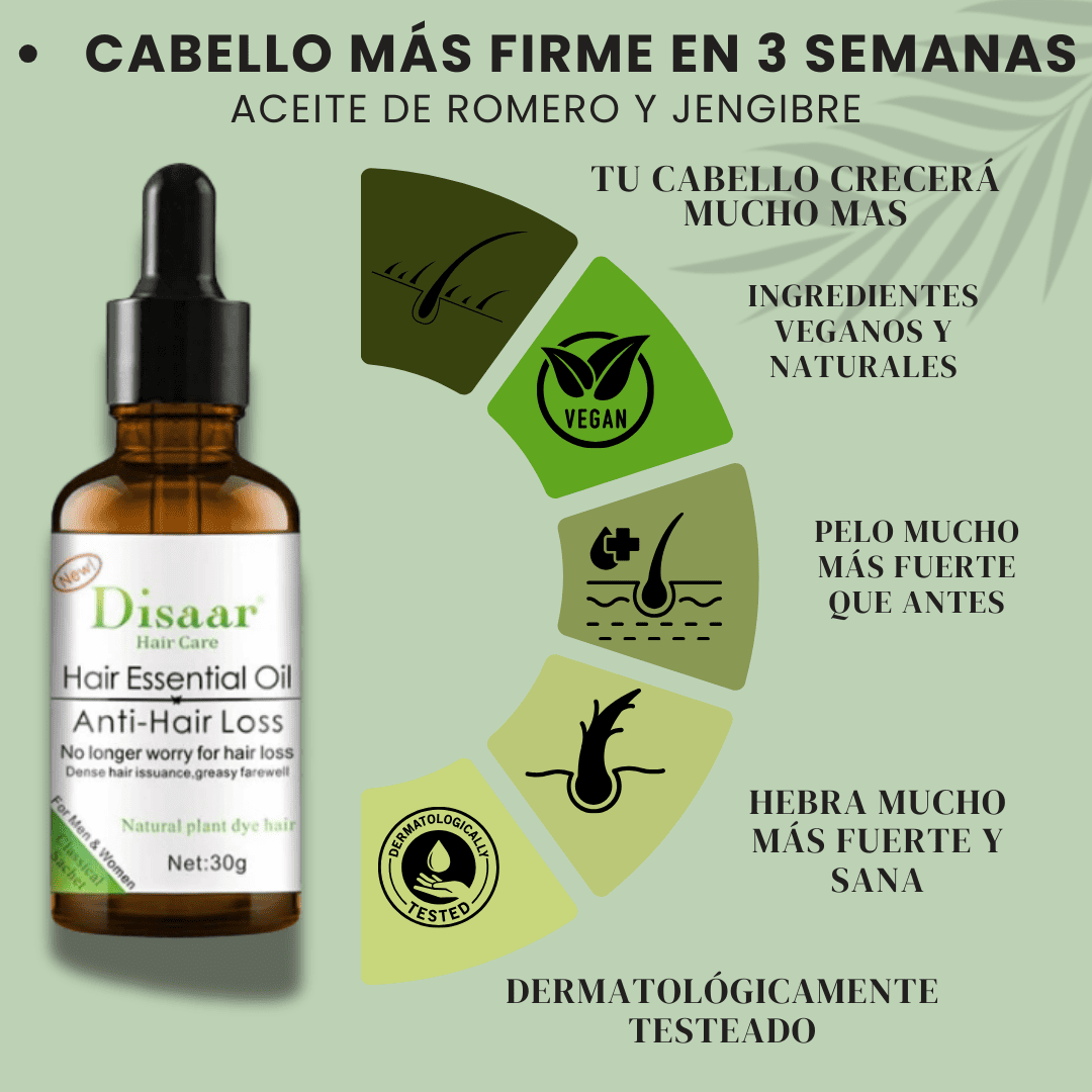 CrecimientoPro® ACEITE ANTICAÍDA Y CRECIMIENTO CAPILAR + shampoo de regalo🎁