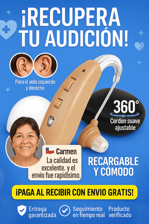 Oido Pro permanente® + Guia auditiva de bienestar + 1 Audifono de Regalo🎁