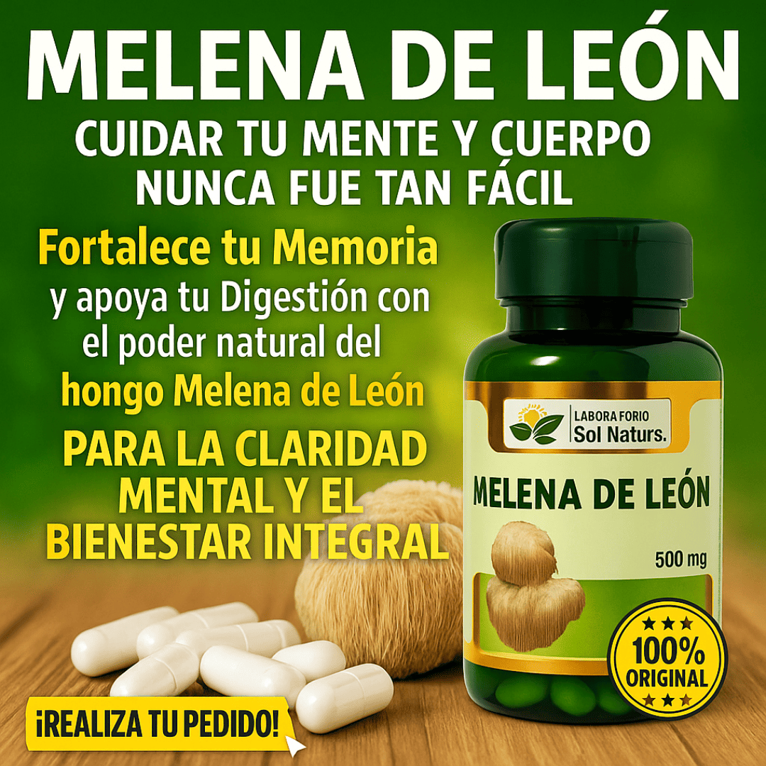 Melena de leon CalmaPro® + Guia digital de rutina de bienestar + 1 frasco de regalo🎁