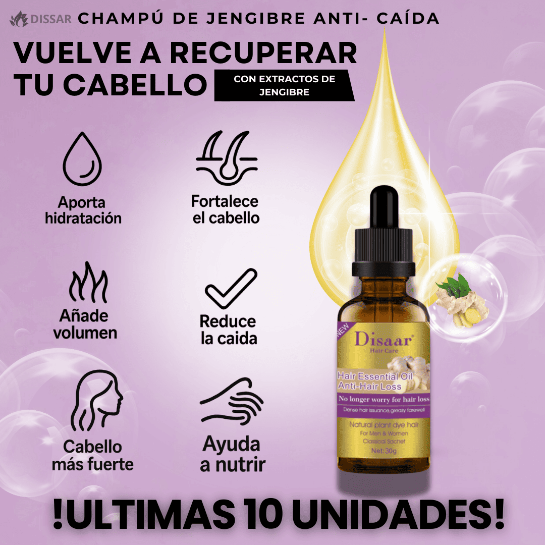 BioCapil®  Serum Anticaida Jengibre + Pack Shampoo de regalo🎁