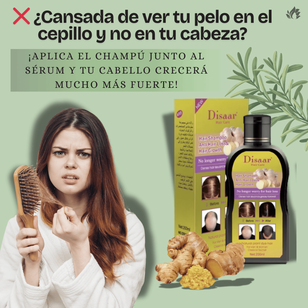 CrecimientoPro® ACEITE ANTICAÍDA Y CRECIMIENTO CAPILAR + shampoo de regalo🎁