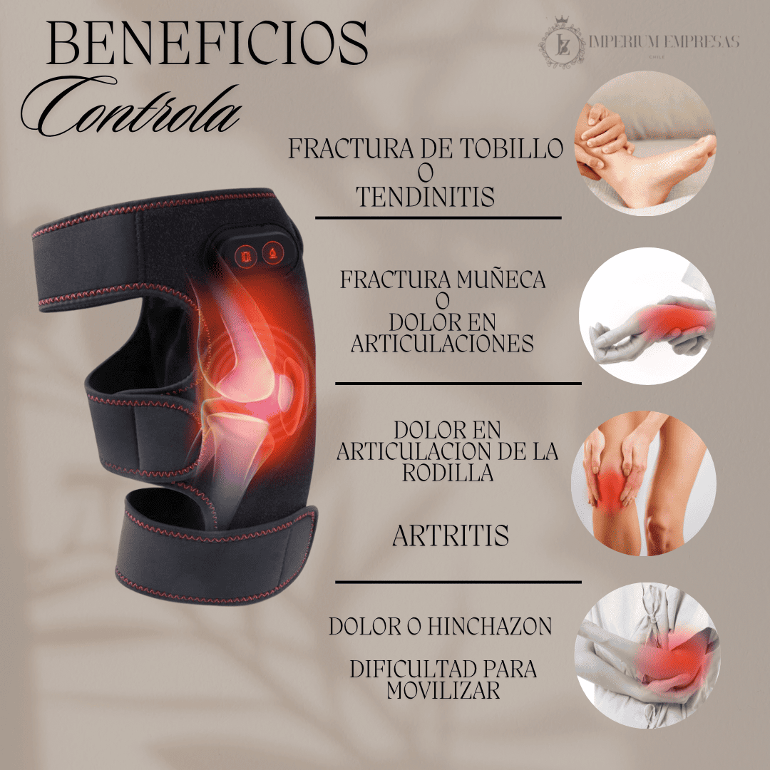 BioHeat Rodilla® Rodillera Térmica + Parches Herbales🎁