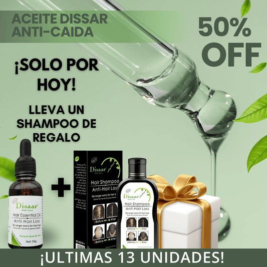 CrecimientoPlus®  ACEITE ANTICAÍDA Y CRECIMIENTO CAPILAR + shampoo de regalo🎁