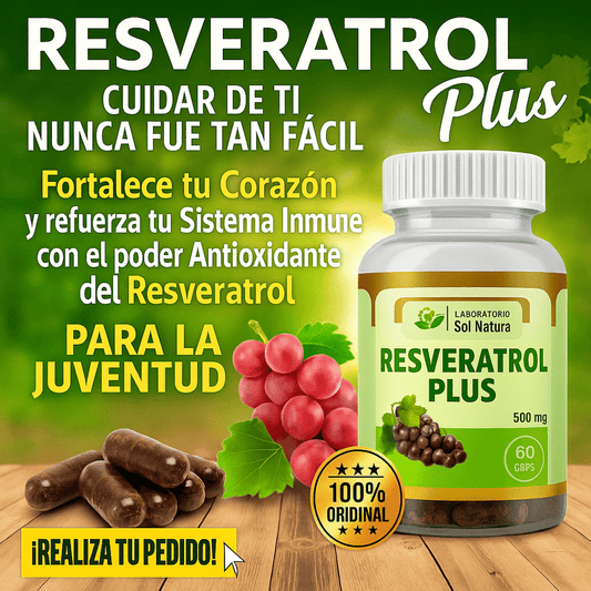 Resveratrol Chile® +Guia digital de rutina de bienestar + 1 frasco de regalo🎁